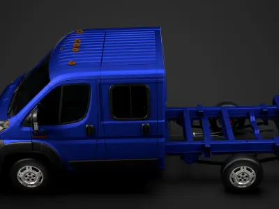 Ram Promaster Truck Crew Cab 3450 WB 2020 3D model