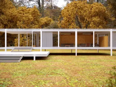 Farnsworth House 3D model