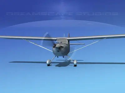 Bellanca Citabria 7KC Bare Metal 3D model