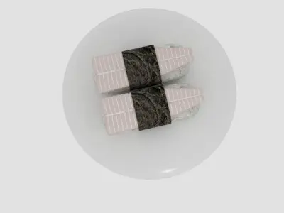 Dory Sushi Low-poly 3D model