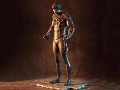 Spiderman - Peter Parker 3D Model Ready to Print STL 3D print model