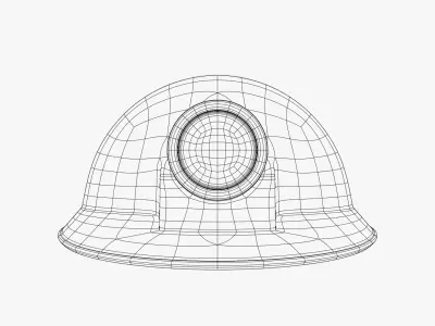 Miner Helmet 3D model