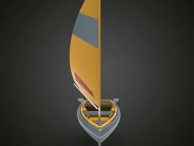 Sailing ship xxy 3D model