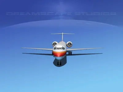 Douglas MD-80 Aero Lloyd 3D model