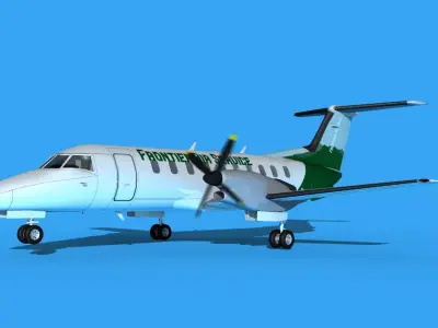 Embraer EMB120 Frontier Air Service 3D model