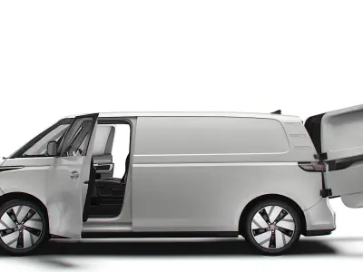 VW ID Buzz Cargo LWB GTX HQ Interior 2024 3D model