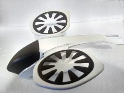 FUTURISTIC Helicopter DIY 3D MODEL 3D print model