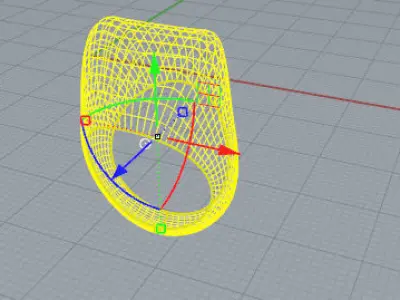 Sviluppo anello con suprfice Free 3D model