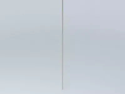 Lighting pole rotatory white castle with maringa Free 3D model