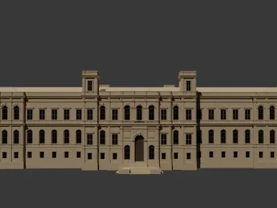 Istanbul Technical University Faculty of Management Building No1 3D model