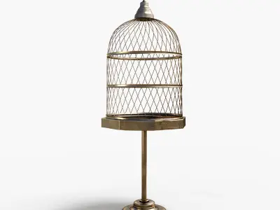 AntiqueBirdcage2 birdcage 3D model