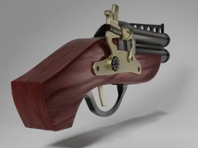 Pocket Musket 3D model