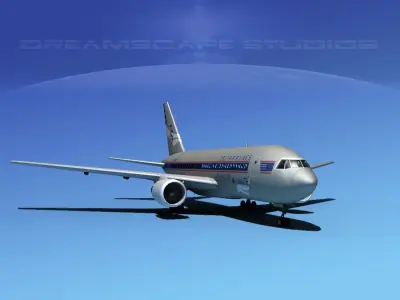 Boeing 767-100 Delta 75 3D model