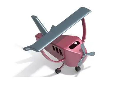Stylish Aircraft Toy 3D print model