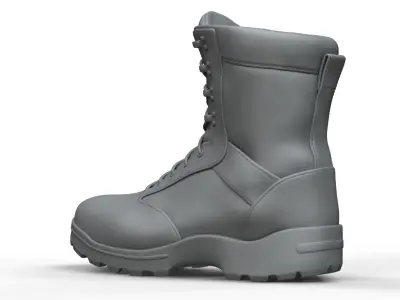 Military Boots 3D model