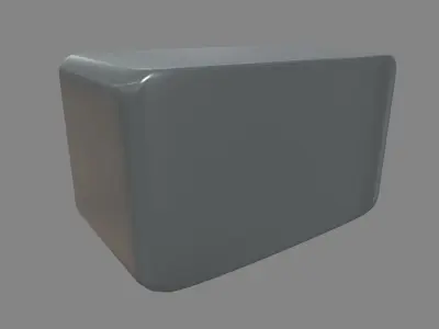 Car Air Conditioning Low-poly 3D model