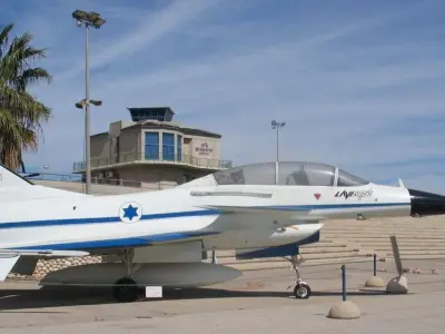 2D IAI Lavi Jet Aircraft 3D model