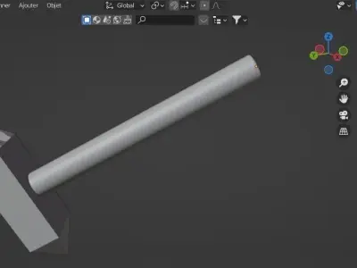War Hammer Free low-poly 3D model