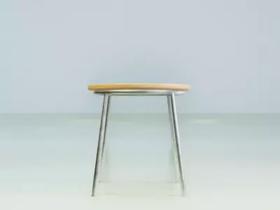 cafe chair Free low-poly 3D model