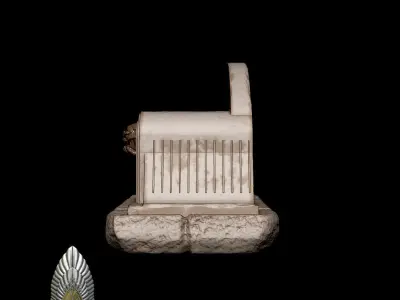 Boba Fett Throne Phone charger and holder 3D DIGITAL DL 3D print model