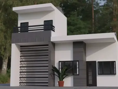 HomeNavoo modern house plans philippines 3D model