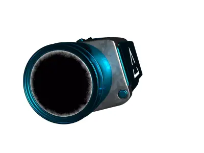 Sci-Fi Futuristic Handheld Camera Game Ready PBR Low-poly 3D model