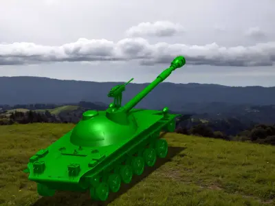 Paladin Tank 3D print model