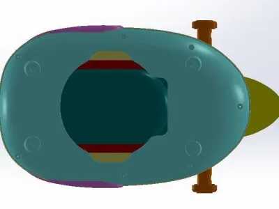 Baby Potty Assembly 3D model