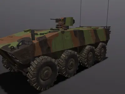 VBCI VPC Low-poly 3D model