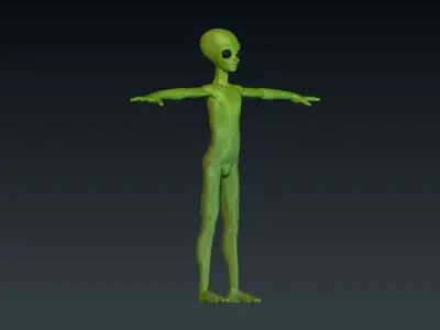 Alien 3D model 27