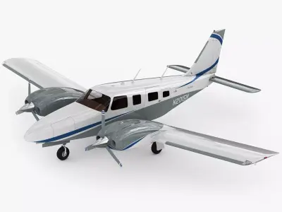 Piper PA-34 Seneca V 3D model