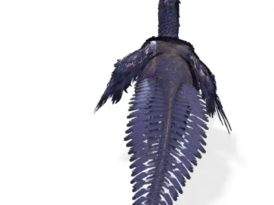 BIRD RIGGED PREHISTORIC BIRD Low-poly 3D model