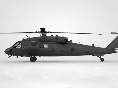 Black Hawk Sikorsky UH-60 3D model