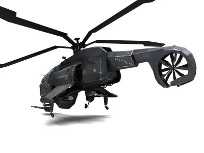 Combine Helicopter - Hunter-Chopper 3D model