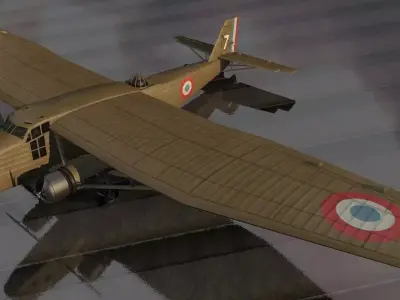 Farman F-222-2 3D model