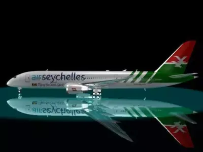 Air Seychelles 787 - 8 Dreamliner 3D model