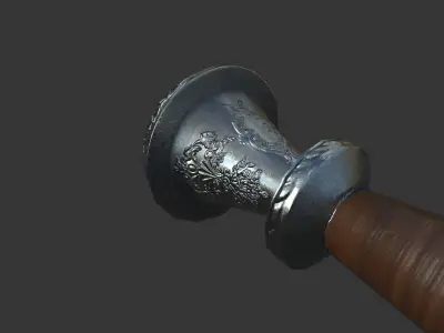 Sword 1 Low-poly 3D model