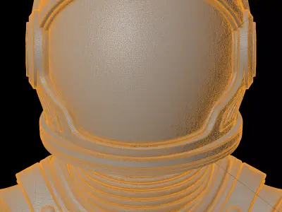 Space Explorer Helmet 3D print model