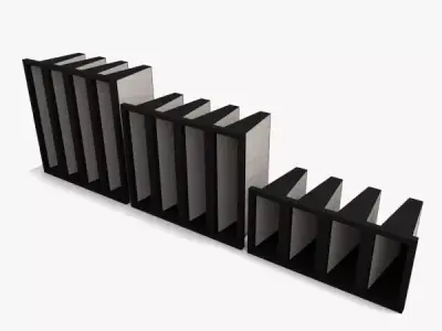 Rigid Bag Filter 3D model