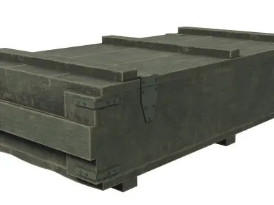 Ammunition Box Low-poly 3D model