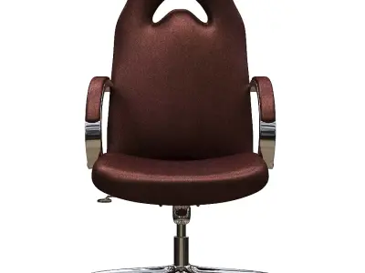 Office chair Low-poly 3D model