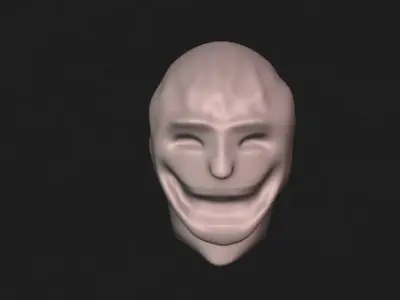 two head 3D model