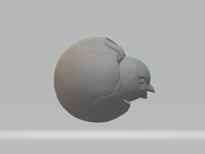 Bird Egg 3D Model Free 3D print model