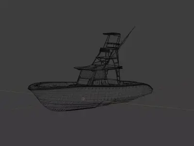 2024 Yellowfin 42 Offshore 3D model