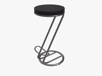 Barstool PBR 3D model