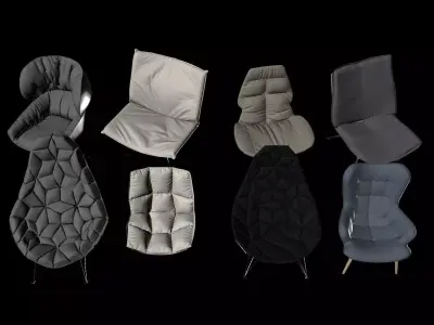 Furniture chairs  3D print model