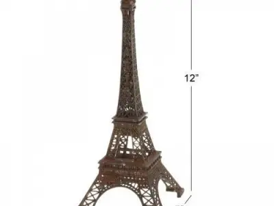 Coro Design Eiffel Tower Iron Sculpture Free 3D model