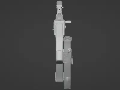 AKS 74U PM Low-poly 3D model