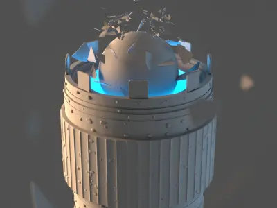 Social Media 3D model