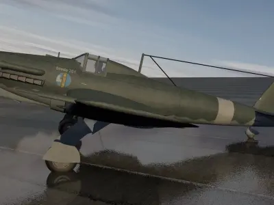 Breda Ba-201 3D model